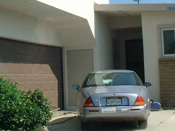 This EV1 was charged from the solar rooftop system atop this home, 